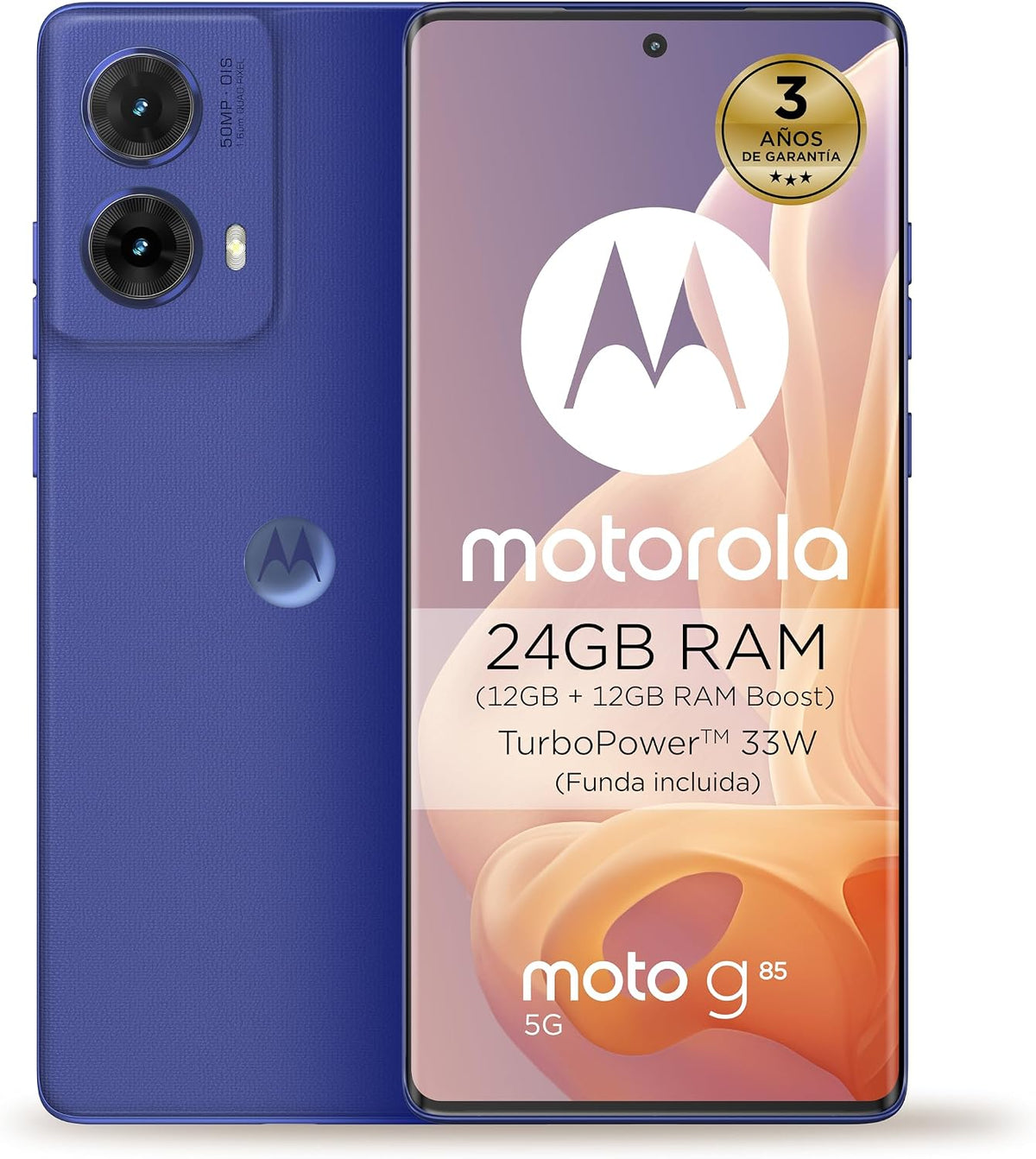 Artigo para casa, Motorola, 24GB, 5 G, 30 W, Azul, para uso diário