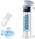 Ar condicionado portátil, Terraspire, 900ml, com comando à distância, com temporizador, Branco, para uso diário