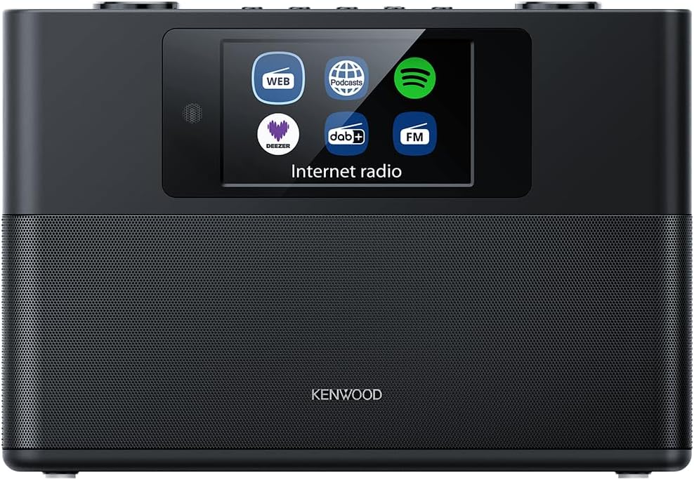 Artigo para casa, Kenwood, CR-ST200S, 30 W, 15 W, 3.5 mm, 8,1 kg, com comando à distância, com controlo por aplicação, plástico, Preto