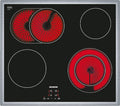 Siemens, Placa de cozinha, ET645HN17E, 60 cm, 21 cm, Preto / Prateado, para a cozinha