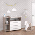 Cómoda, Vicco, 100 cm, 113 × 100 cm, com gavetas, Branco, para o quarto