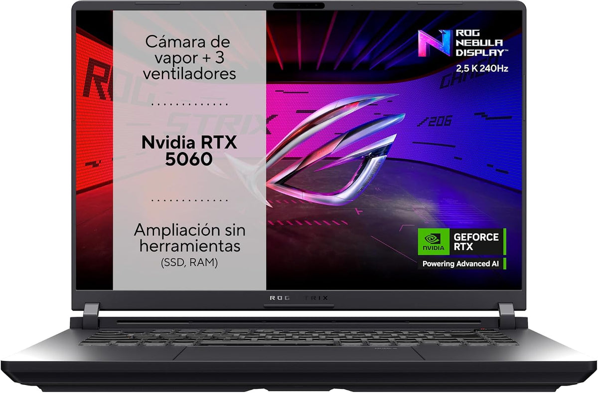 ASUS, Computador portátil, ROG, 80 W, Cinzento, para uso diário