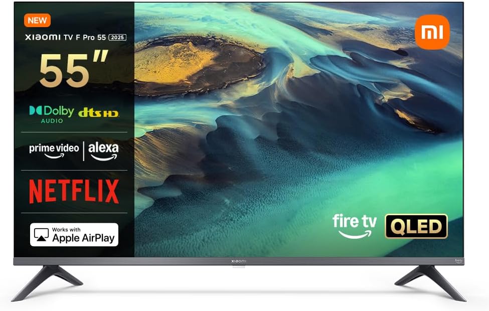 Xiaomi, Televisor portátil, L55MB-FPEU, com comando à distância, com iluminação LED, Multicolor, para a sala