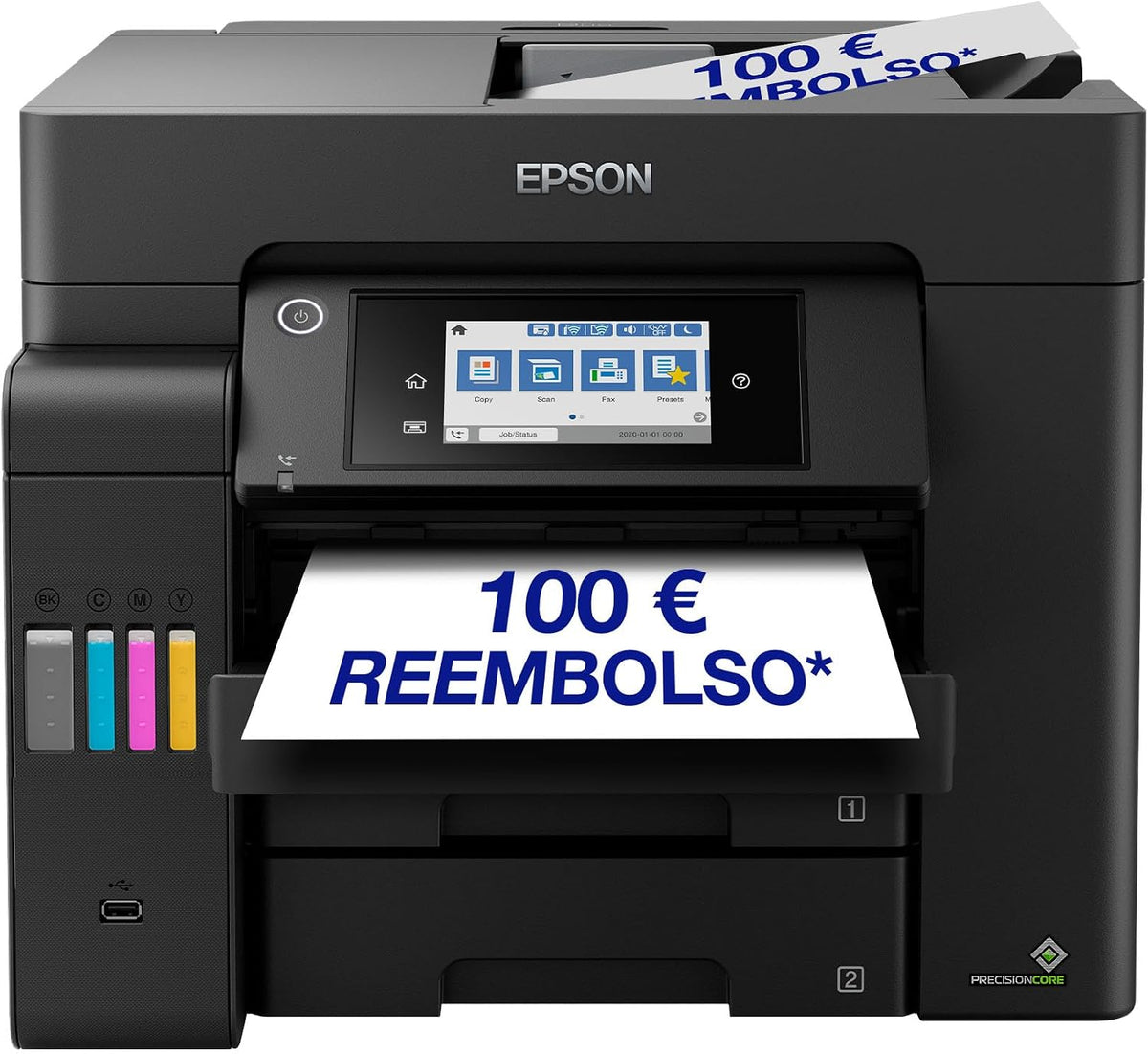 Epson, Artigo para casa, ET-5805, 5,2 kg, com controlo por aplicação, Preto, para uso diário