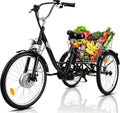 Bicicleta, Fanesen, 250W, 36V, 15Ah, 24 ', Preto, para uso diário