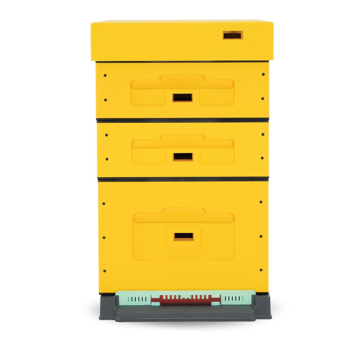 Conjunto para colmeia, LYSON, Bienenbeute, 9cm, 47 × 43,5 × 30cm, 47 × 43,5 × 15,9cm, 30 cm, plástico, Amarelo, para uso diário