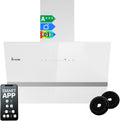 Exaustor, KKT KOLBE, 60 cm, classe energética A+++, com iluminação LED, com controlo por aplicação, plástico, Vermelho, para uso diário