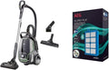 AEG, Aspirador, VX9-2-, 65 dB, 5 l, plástico, Preto / Verde, para uso diário