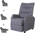 Poltrona, Mingone, Relaxsessel, 150kg, 25 kg, 70 × 94 × 104cm, regulável, Cinzento, para a sala