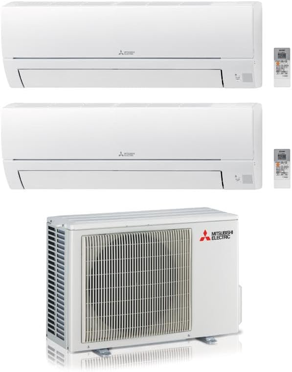 Ar condicionado split, Mitsubishi -, MSZ-HR25, classe energética A++, 13600 W, 23600 W, 0,9 kg, 240 V, com controlo por aplicação, Branco