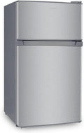 Frigorífico combinado, INFINITON ELECTRONICS, INFINITON, 85 cm, 85 l, com iluminação LED, com gavetas, vidro, Prateado, para uso diário