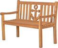 Banco, bene living, Teakholz, 120 cm, 94 cm, 57 × 120 × 94 cm, madeira, Castanho, para uso diário