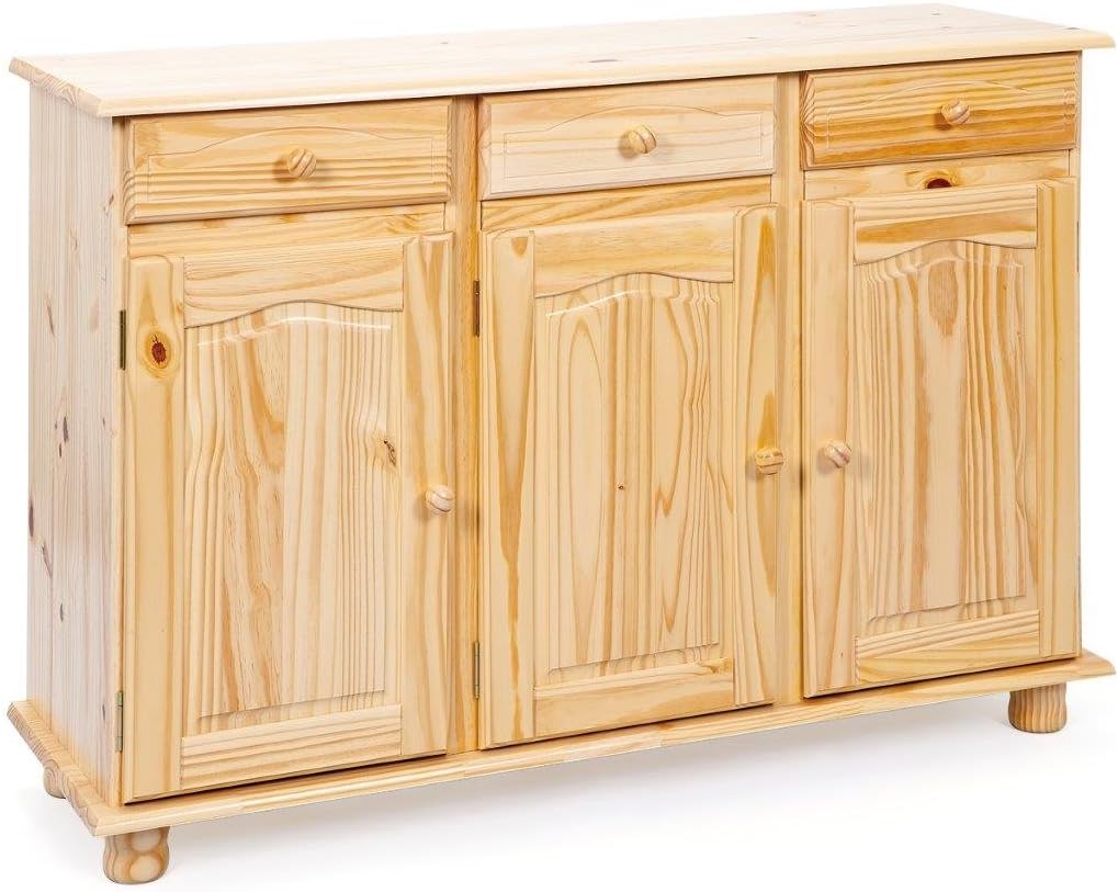 Aparador, Inter Link, 43 L, 88 cm, 43 cm, 87 cm, 130 cm, resistente à água, com gavetas, com prateleiras, madeira, Holzfarben, para uso diário
