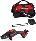 Einhell, Motosserra, Akku-Astkettens, 18 V, 12,5 cm, 2,5 Ah, dobrável, com bateria, com carregador, Preto / Vermelho, para utilização no exterior