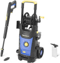 Lavadora de alta pressão, MICHELIN, Hochdruckreiniger, 2200 W, 160 bar, 460 l/h, regulável, com rodas, Preto / Azul / Amarelo, para uso diário