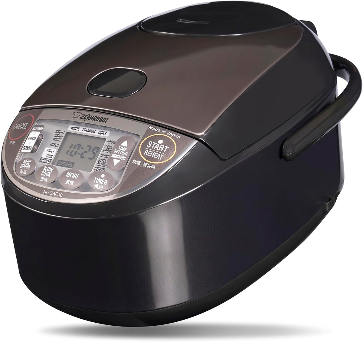 Panela elétrica de arroz, ZOJIRUSHI, Premium, Preto / Castanho, para a cozinha