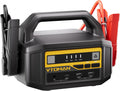 Arrancador de bateria, VTOMAN, V-Truck, 6000A, 12V, 24V, 5V, com iluminação LED, Preto / Vermelho / Amarelo, para uso diário