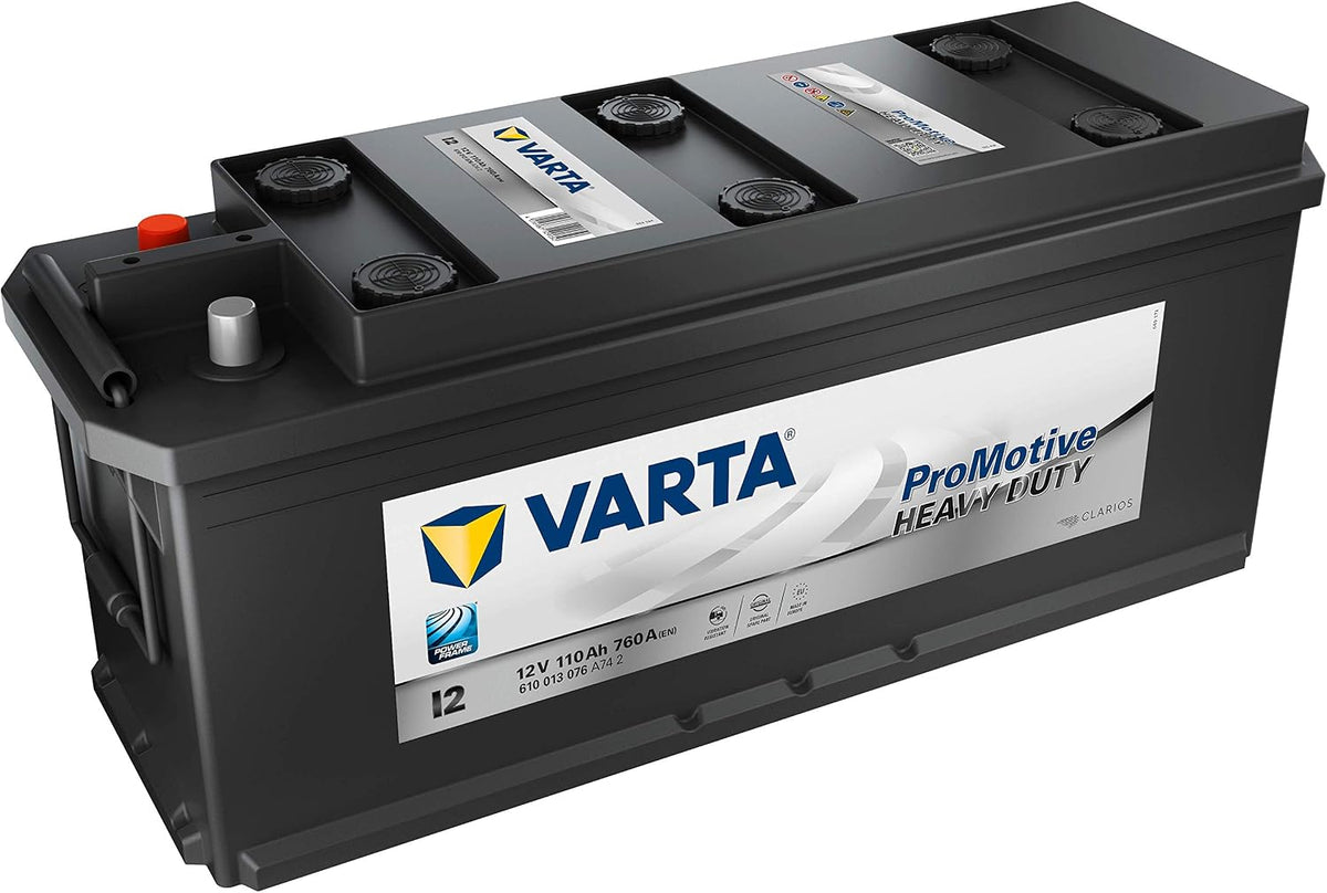 VARTA, Bateria automóvel, Promotive, 12 V, 110 Ah, 760 A, Preto / Cinzento, para uso diário