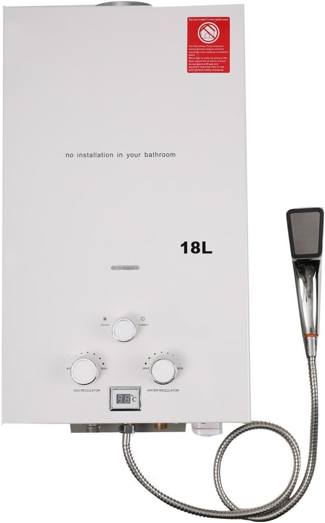 Esquentador, ECUTEE, 36KW, 18L, Branco, para uso diário
