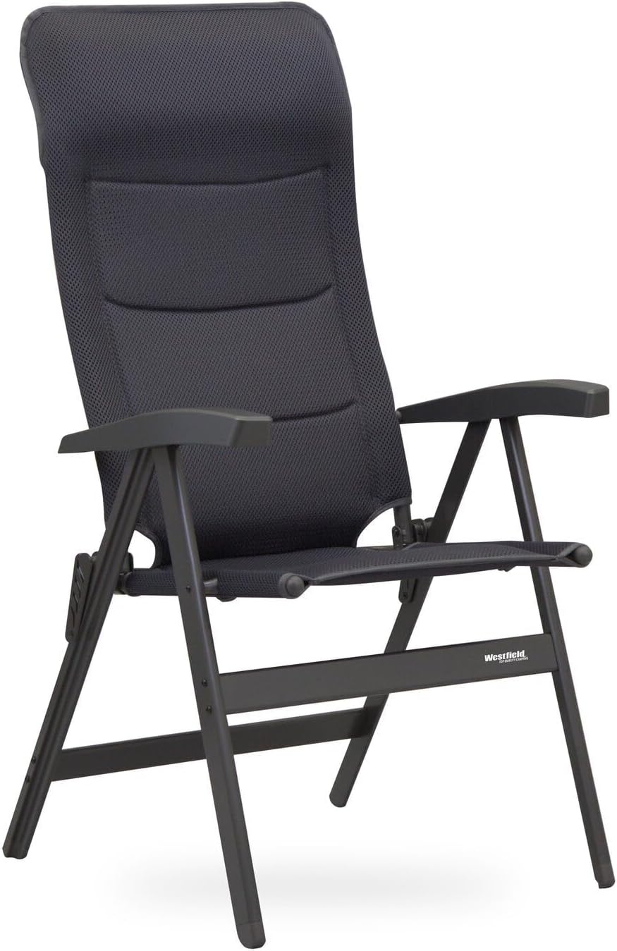Equipamento de exterior, Westfield, Campingstuhl, 122 cm, 6 kg, 63 cm, 150 kg, poliéster, Preto, para utilização no exterior