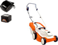 Corta-relva, Stihl, AK20, com bateria, com carregador, Laranja / Branco / Preto, para utilização no exterior