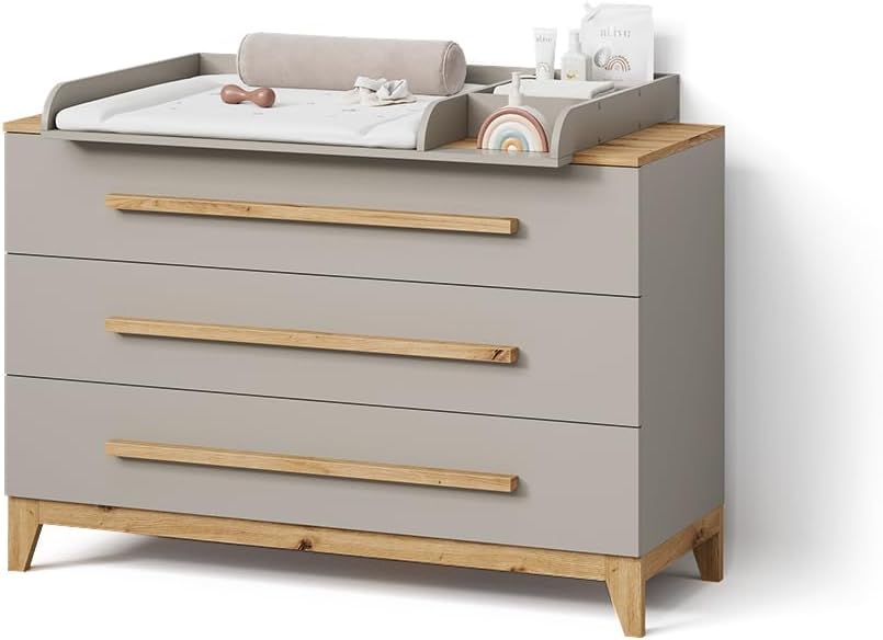 Artigo para casa, Livinity, 70 cm, 58,55 kg, 16 mm, 133 × 98 × 70 cm, 98 × 70 cm, com gavetas, com prateleiras, madeira, Natural, para uso diário
