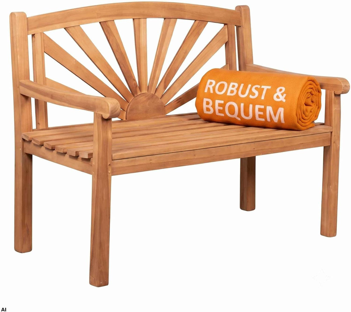Banco, MR. DEKO, Gartenbank, 120 × 60 × 94 cm, madeira, Holz, para uso diário