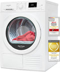 Máquina de secar roupa, Exquisit, TWP903-410, 9kg, classe energética D, algodão, Branco, para uso diário
