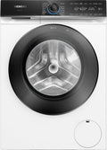 Siemens, Máquina de lavar roupa, WG56B2041, 10 kg, 84,5 cm, 59,8 cm, 59,0 cm, classe energética A, Branco / Preto, para uso diário